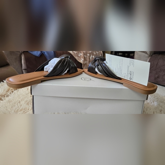 The Drop Women's Ida Bow Flat Sandal Slippers #872, 873 - Picture 4 of 14